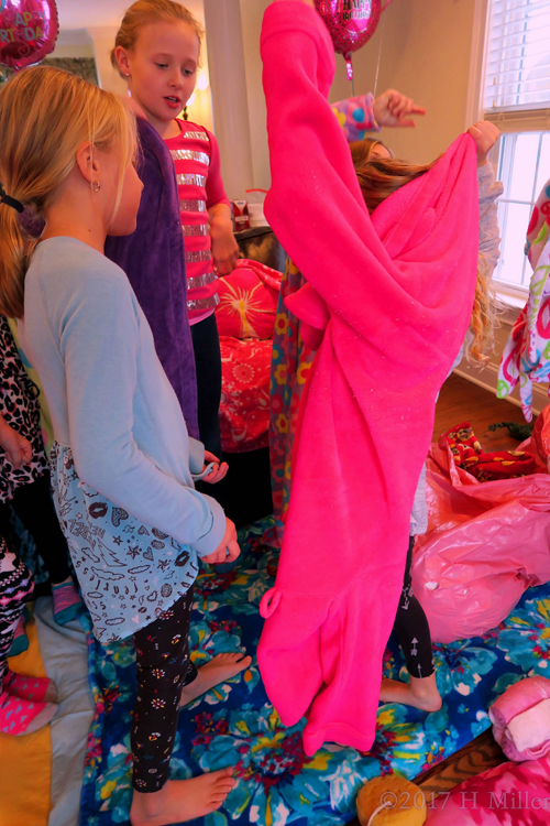 Putting On Spa Robes Putting On Spa Robes