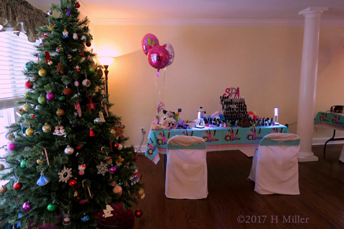 The Spa Is Set Up Right Next To The Tree! The Spa Is Set Up Right Next To The Tree!