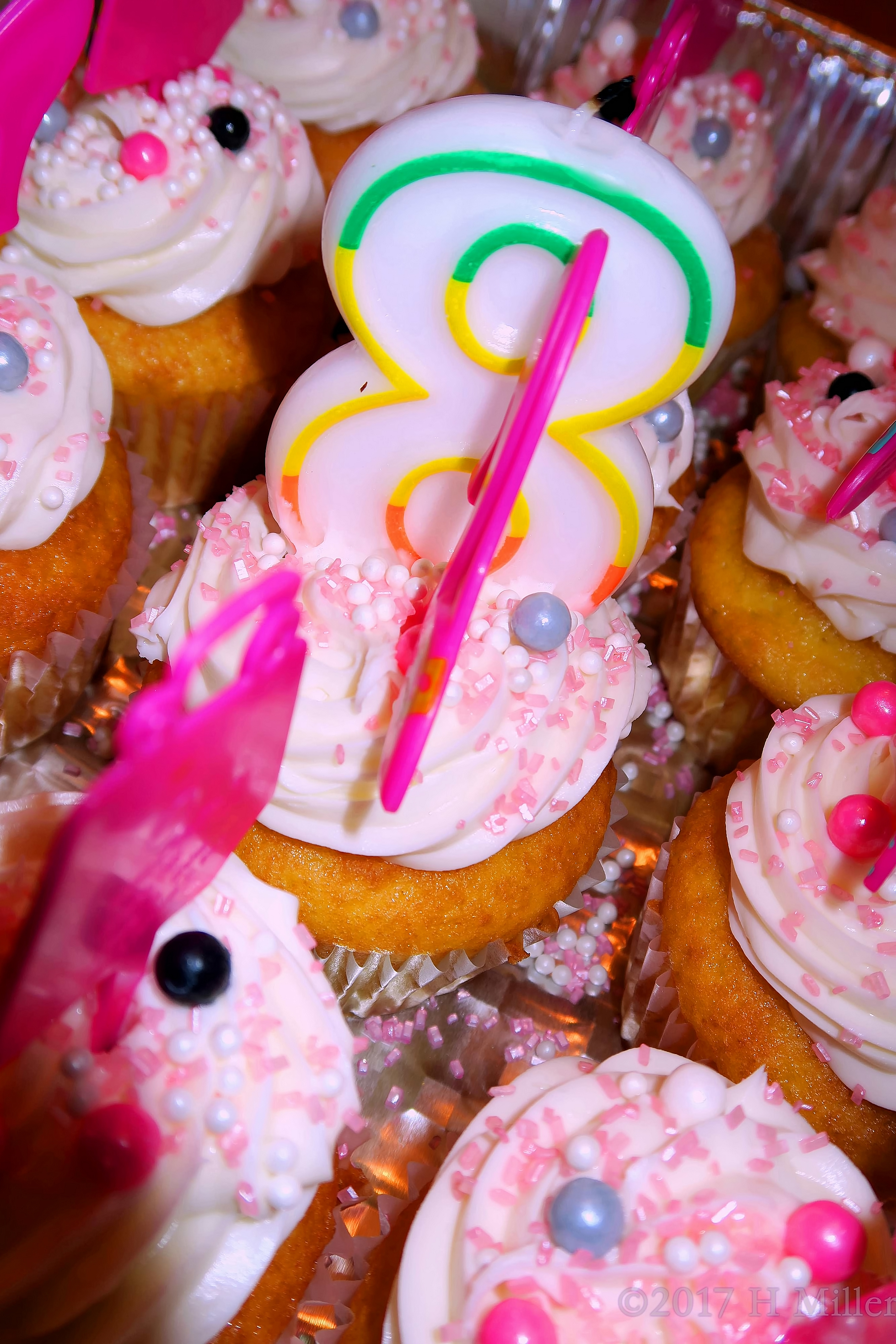 8th Birthday Cupcake 8th Birthday Cupcake