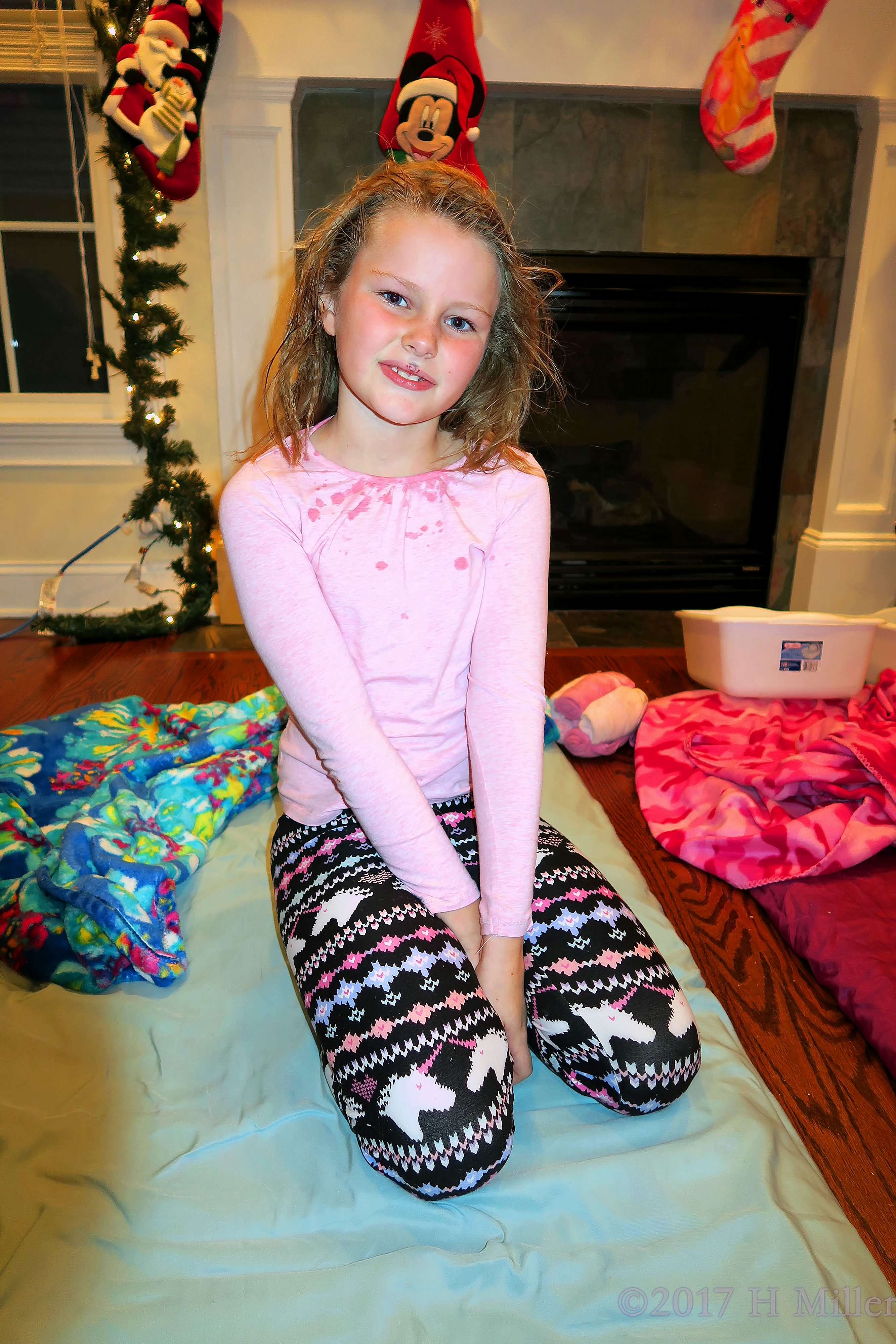 Hanging Out During The Spa Party After Kids Facials. Hanging Out During The Spa Party After Kids Facials.