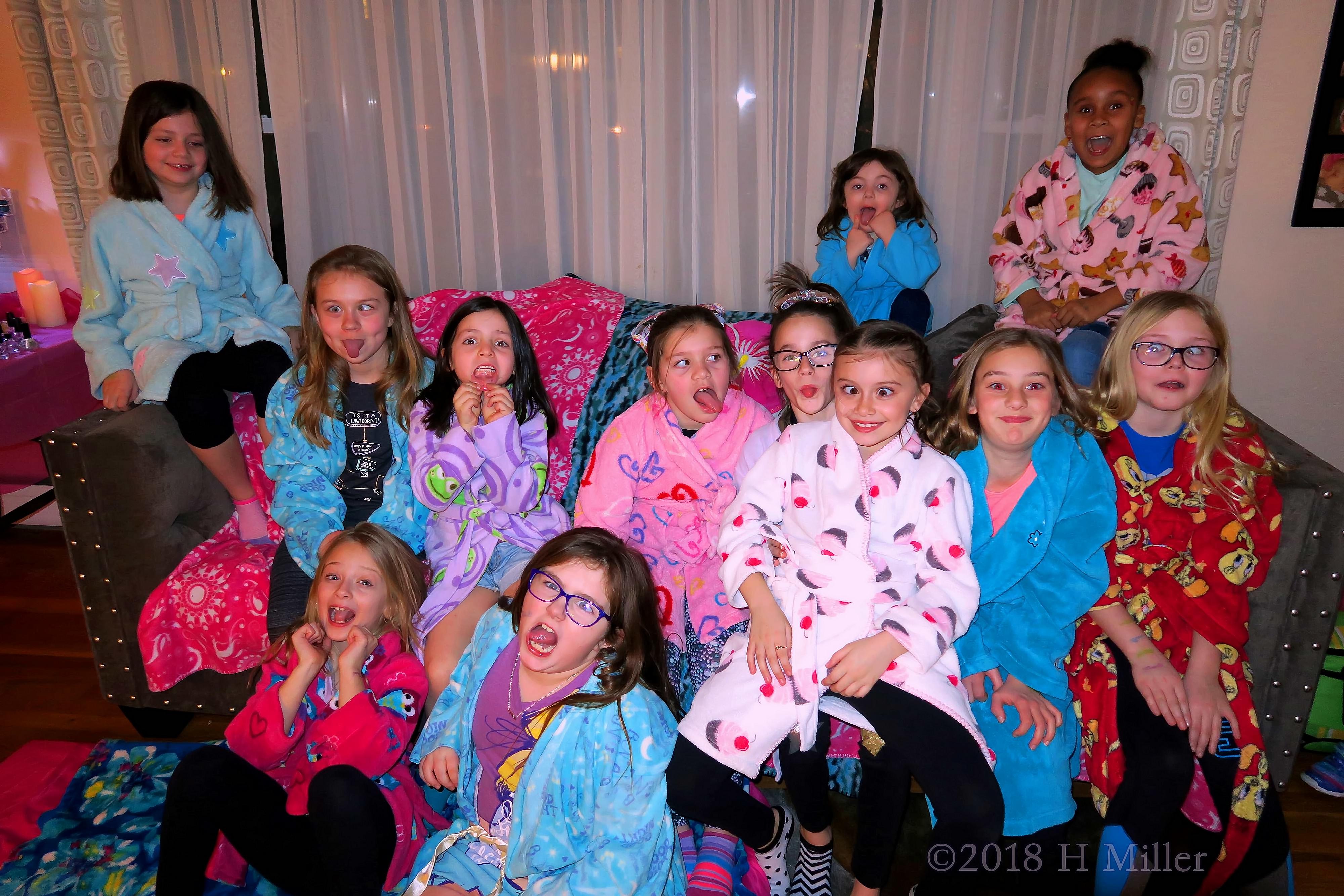 Silly Faces In Style For Spa Party Group Photo! Silly Faces In Style For Spa Party Group Photo!