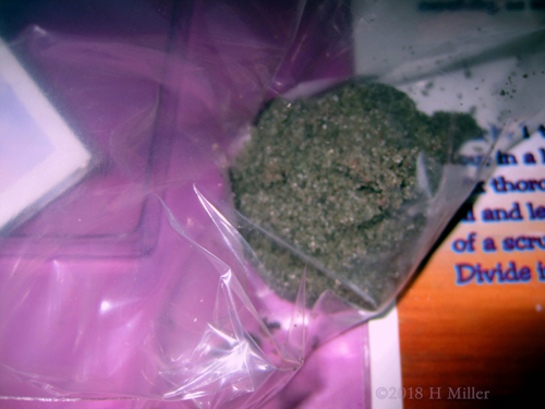 Bag Of Body Scrub Crafted By Kids Spa Party Guests! Bag Of Body Scrub Crafted By Kids Spa Party Guests!