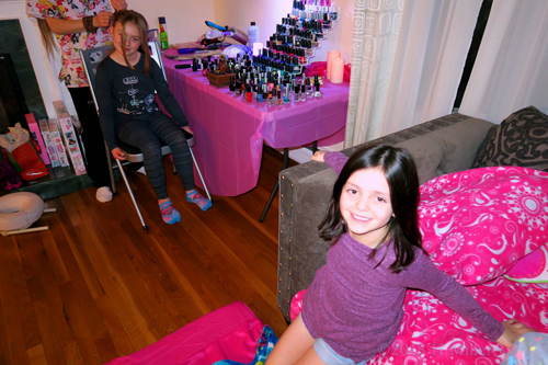 Braiding And Bonding! Party Guests Get Kids Hairstyles While Bonding With Friends! Braiding And Bonding! Party Guests Get Kids Hairstyles While Bonding With Friends!