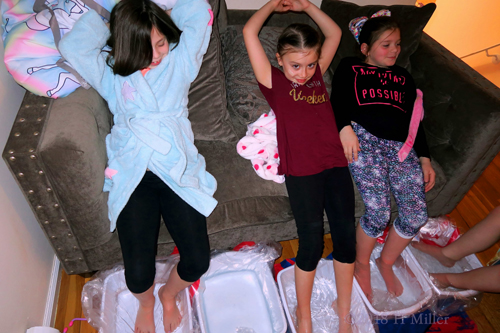 Soaking The Cares Away! Kids Pedicure Time! Soaking The Cares Away! Kids Pedicure Time!