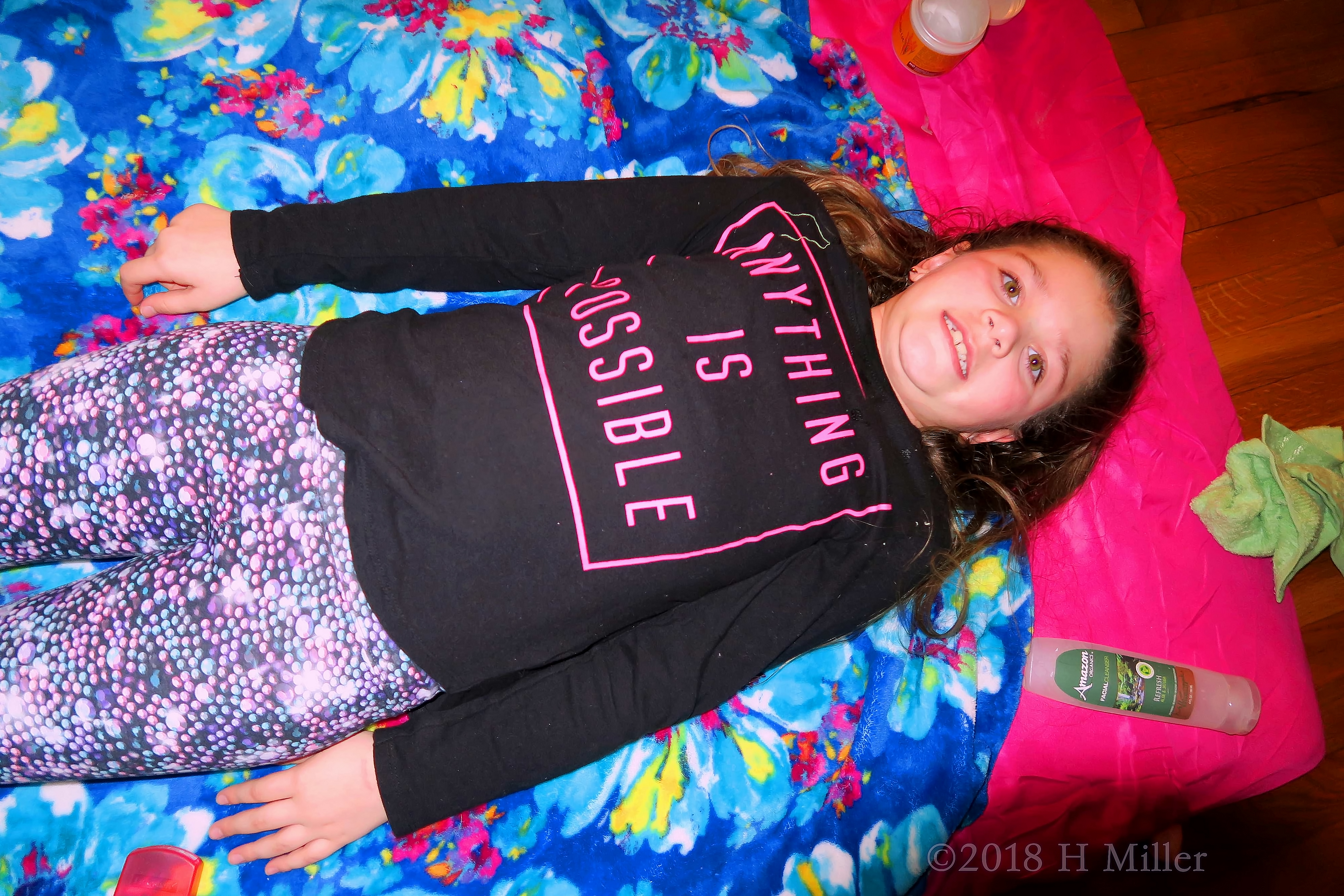 Party Guest Enjoying Kids Facial At The Kids Salon At The Spa Party! Party Guest Enjoying Kids Facial At The Kids Salon At The Spa Party!