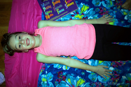 Party Guest Poses At The Kids Spa! Party Guest Poses At The Kids Spa!