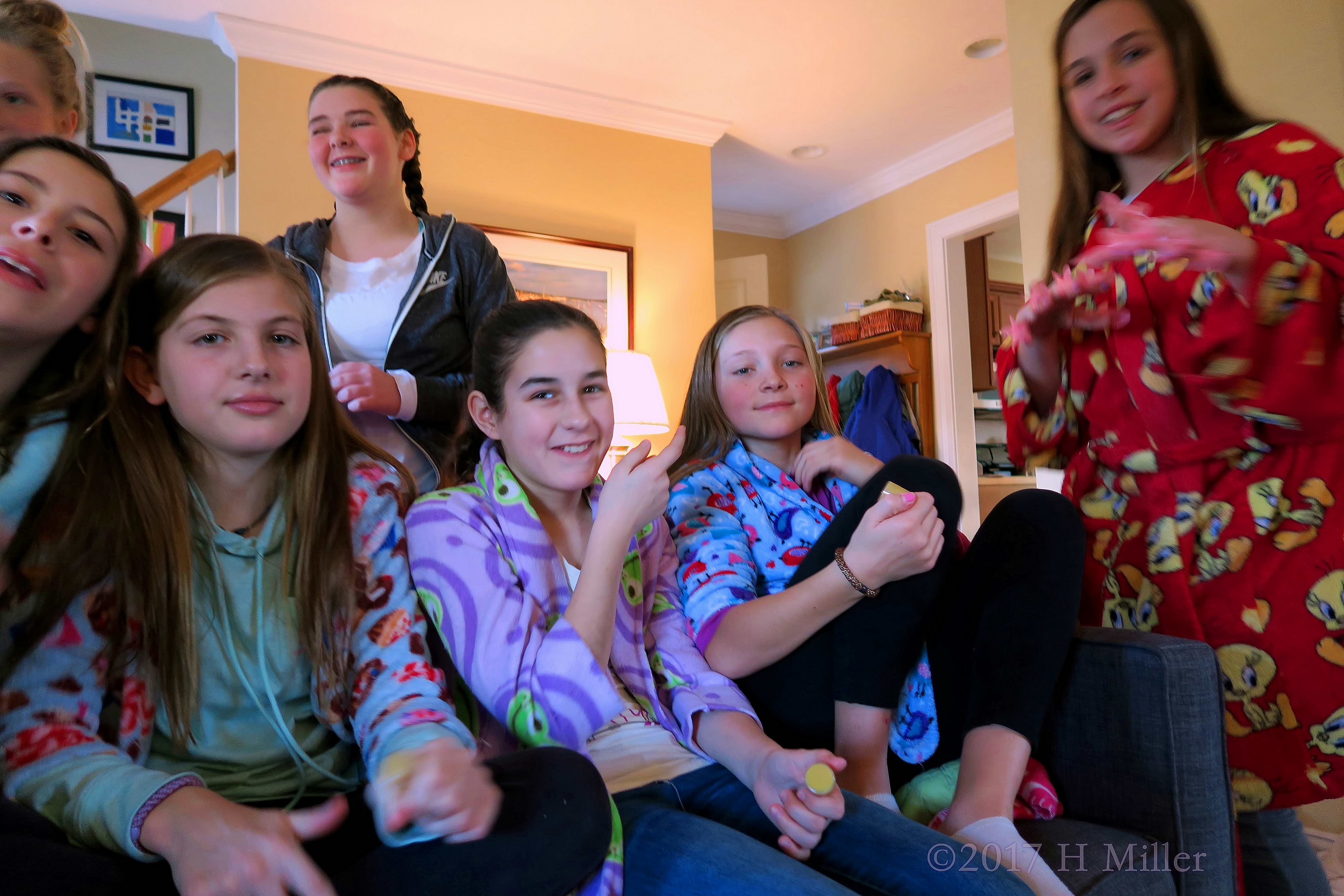 A Group Of Party Guests At Kate's Birthday Party! 