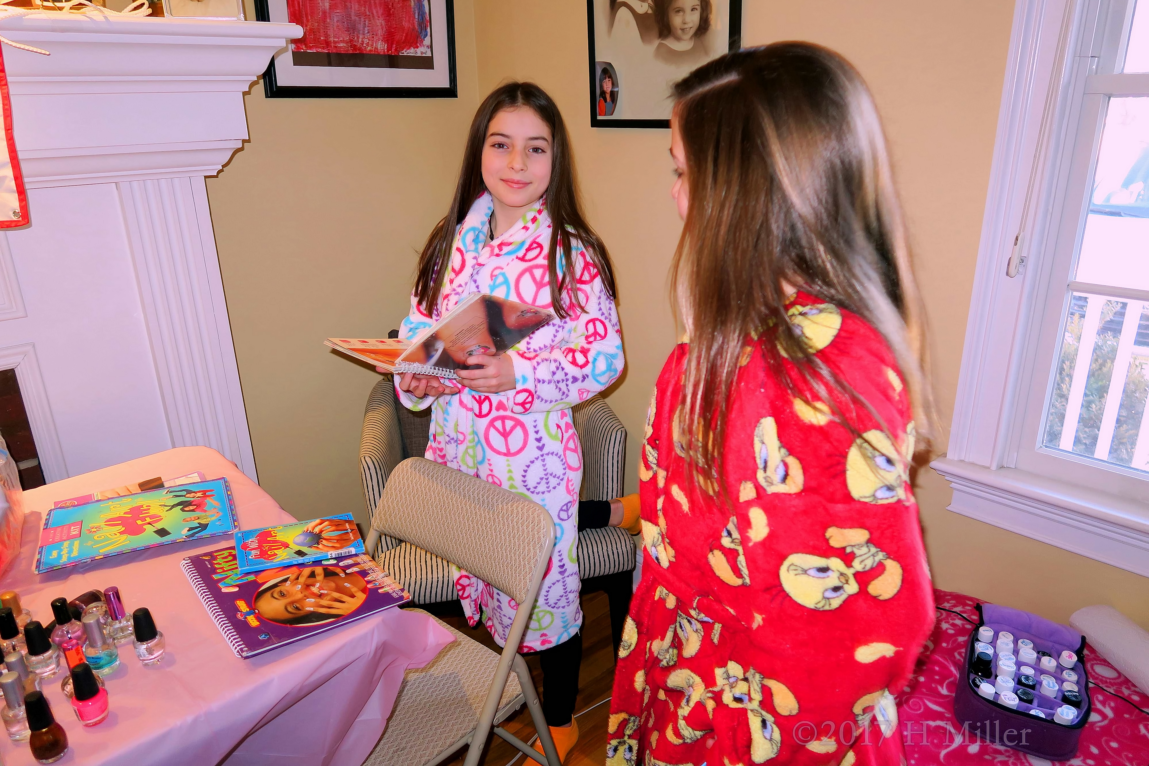 Birthday Girl Reading The Ideas Book For Kids Nail Art! Birthday Girl Reading The Ideas Book For Kids Nail Art!