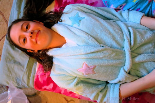 She Is About To Start Her Facial For Kids! She Is About To Start Her Facial For Kids!