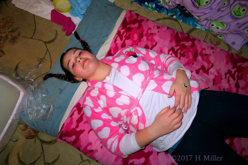 She Is All Set For Her Kids Facial! She Is All Set For Her Kids Facial!