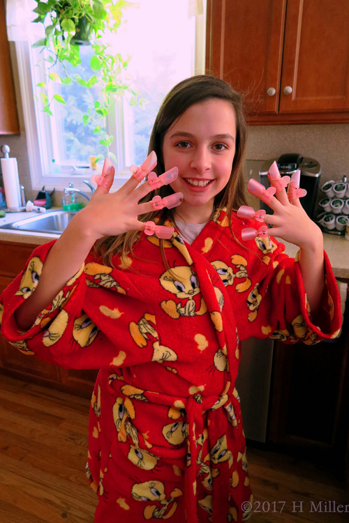 Stylish Kids Mini Mani Just Finished! Stylish Kids Mini Mani Just Finished!