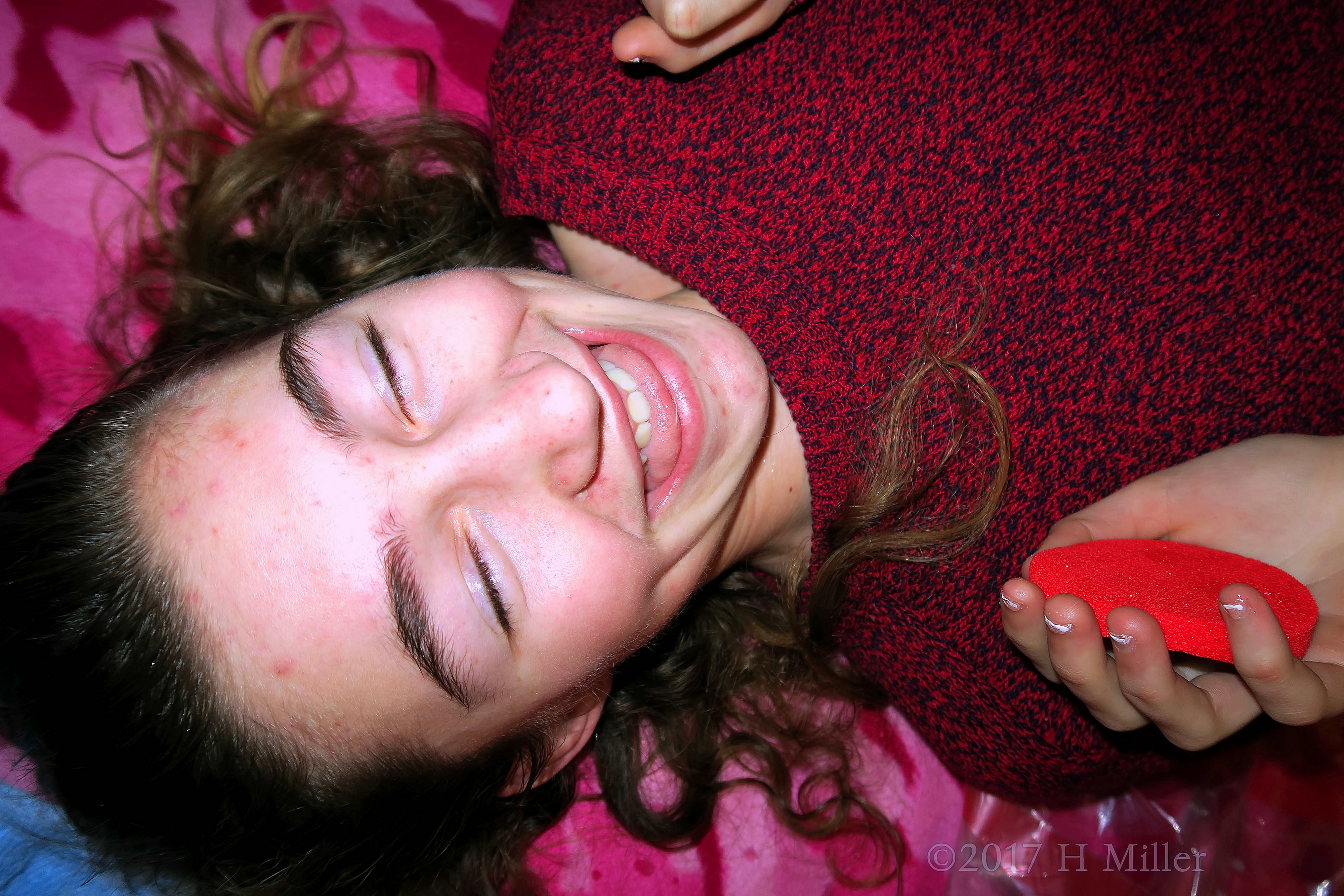 Guest Smiling After Receiving Her Fun Kids Facial At The Spa For Girls! 4 Guest Smiling After Receiving Her Fun Kids Facial At The Spa For Girls! 4