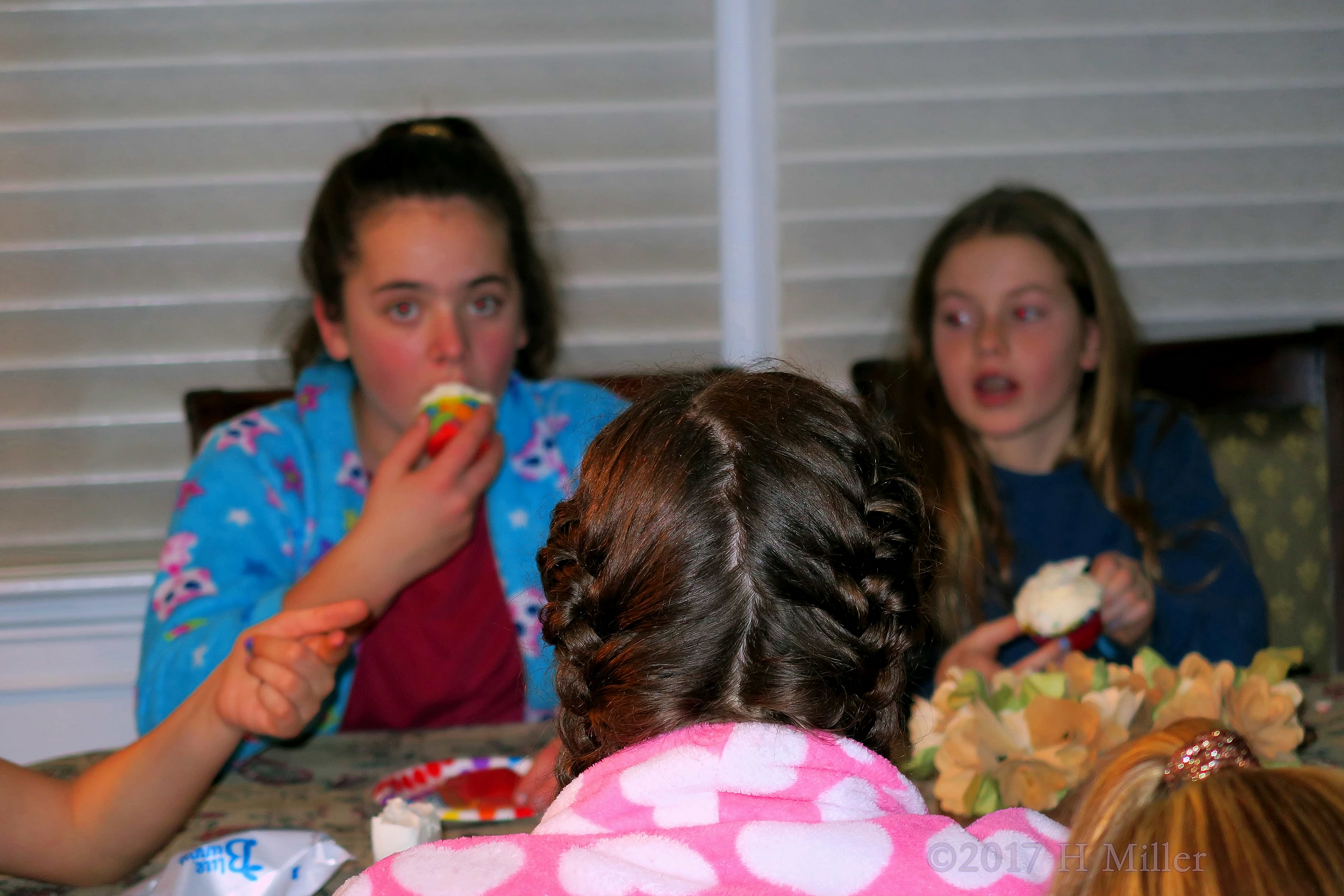 Guests Are Having Cupcakes At The Snacks Corner 