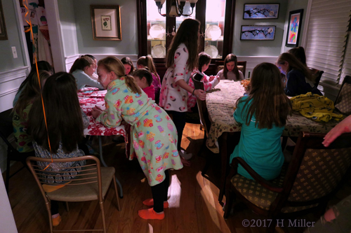 Discussion Going On At The Snacks Table Discussion Going On At The Snacks Table