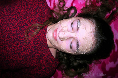 She Has Received A Healthy Soothing Girls Facial And Is Ready To Relax! She Has Received A Healthy Soothing Girls Facial And Is Ready To Relax!