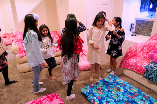 Kayla's 10th Spa Birthday Party In Home