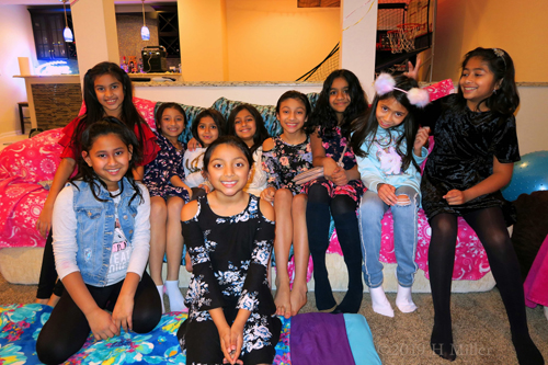 Kayla's 10th Spa Birthday Party In Home