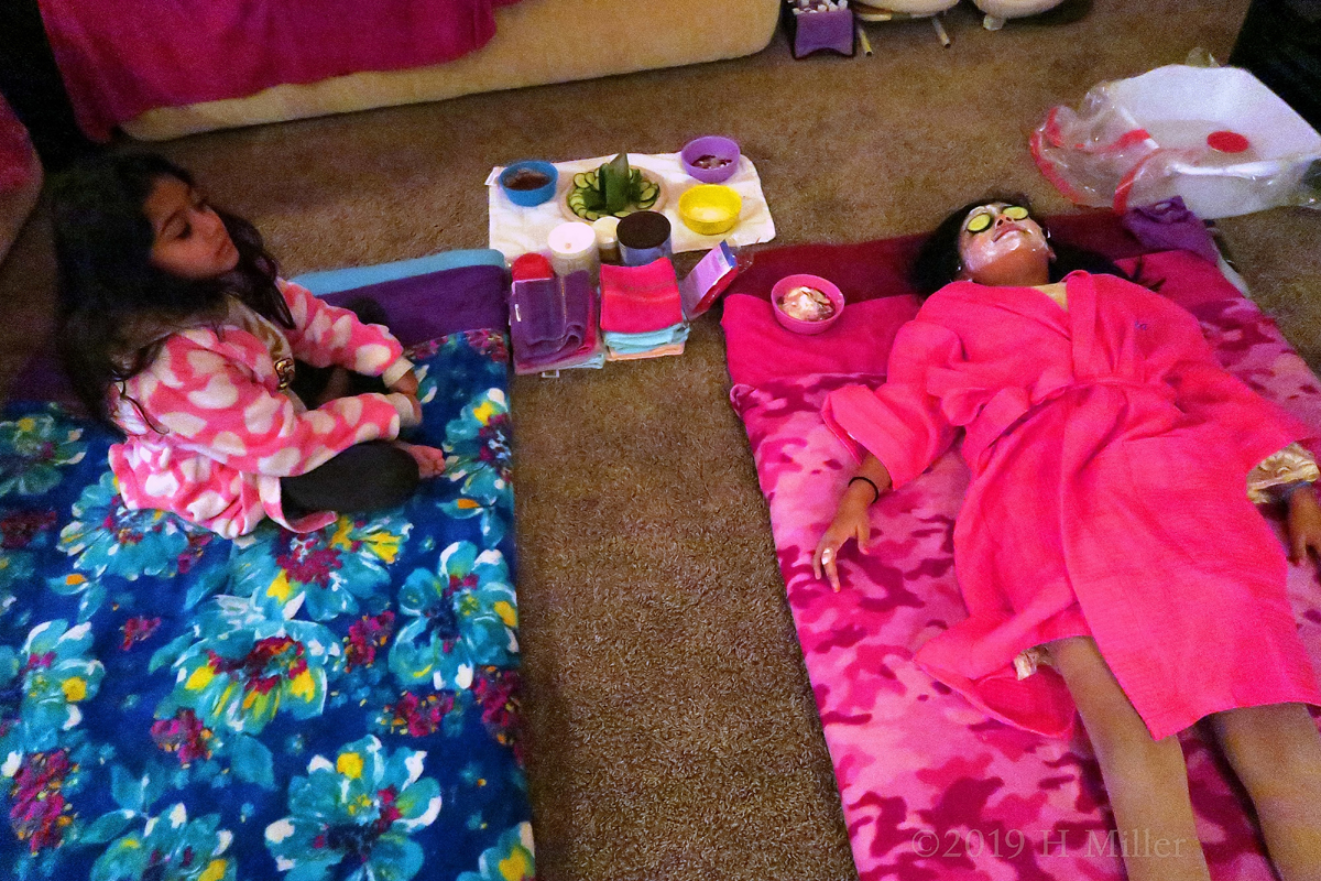 Kayla's 10th Spa Birthday Party In Home 