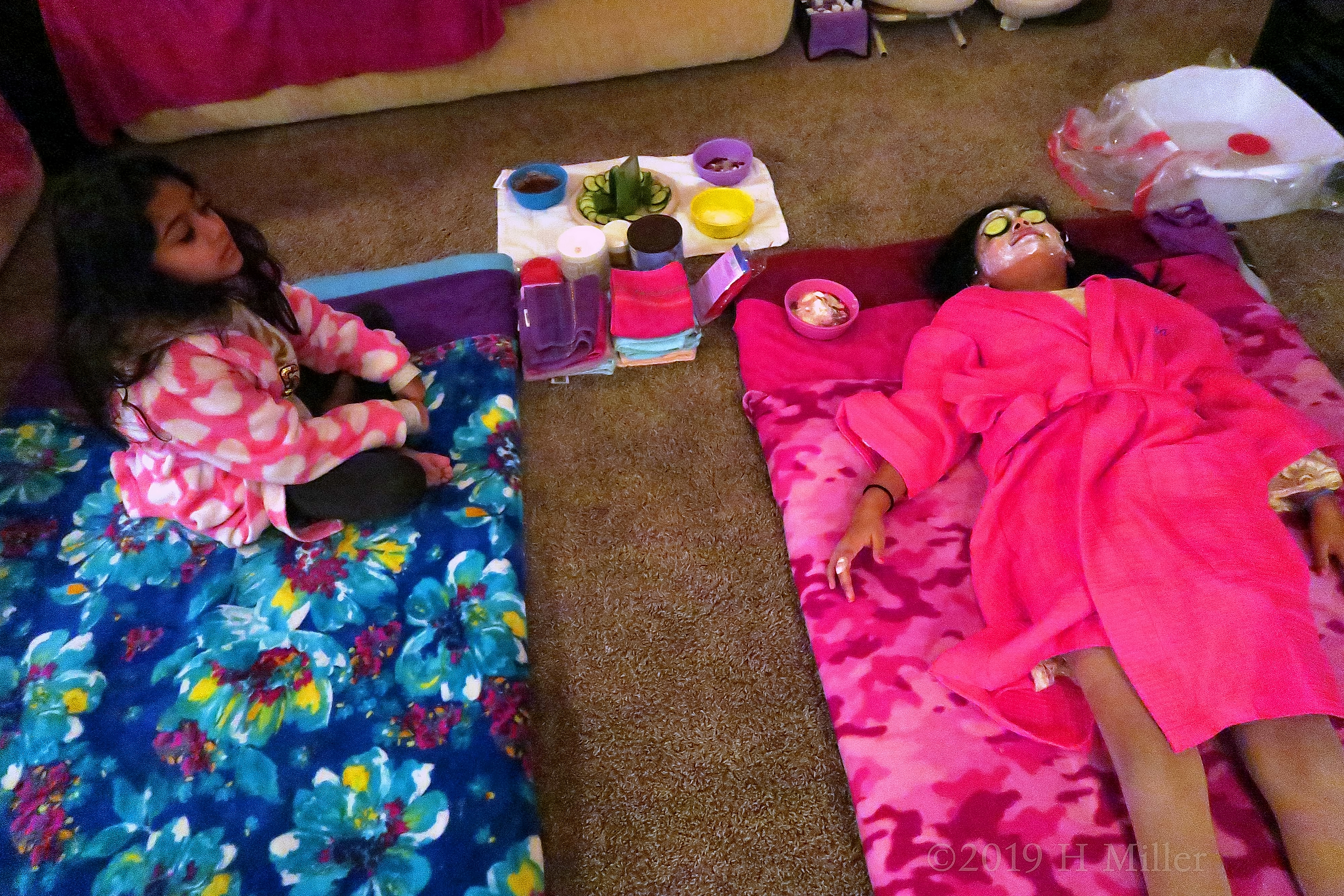 Kayla's 10th Spa Birthday Party In Home 