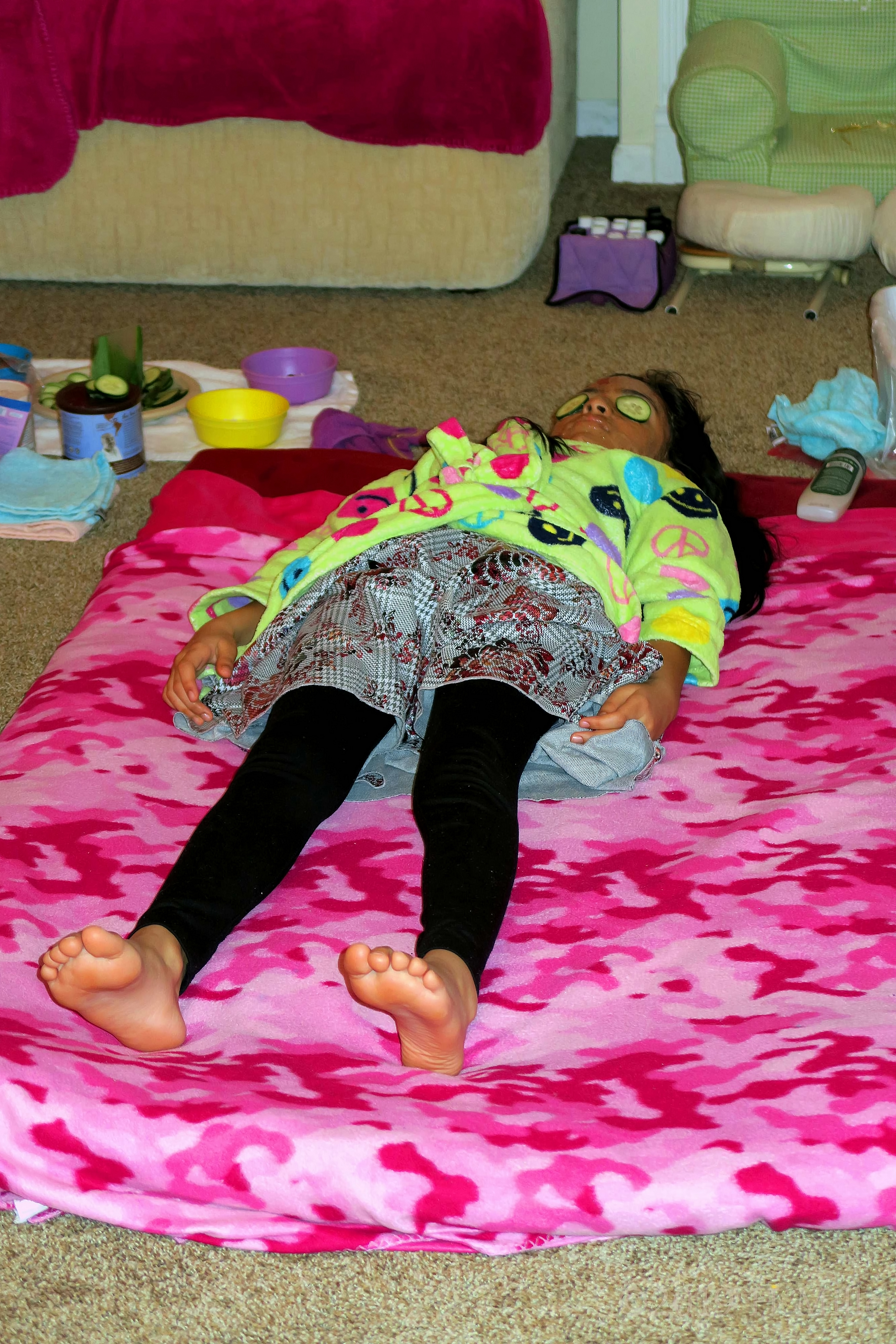 Kayla's 10th Spa Birthday Party In Home 