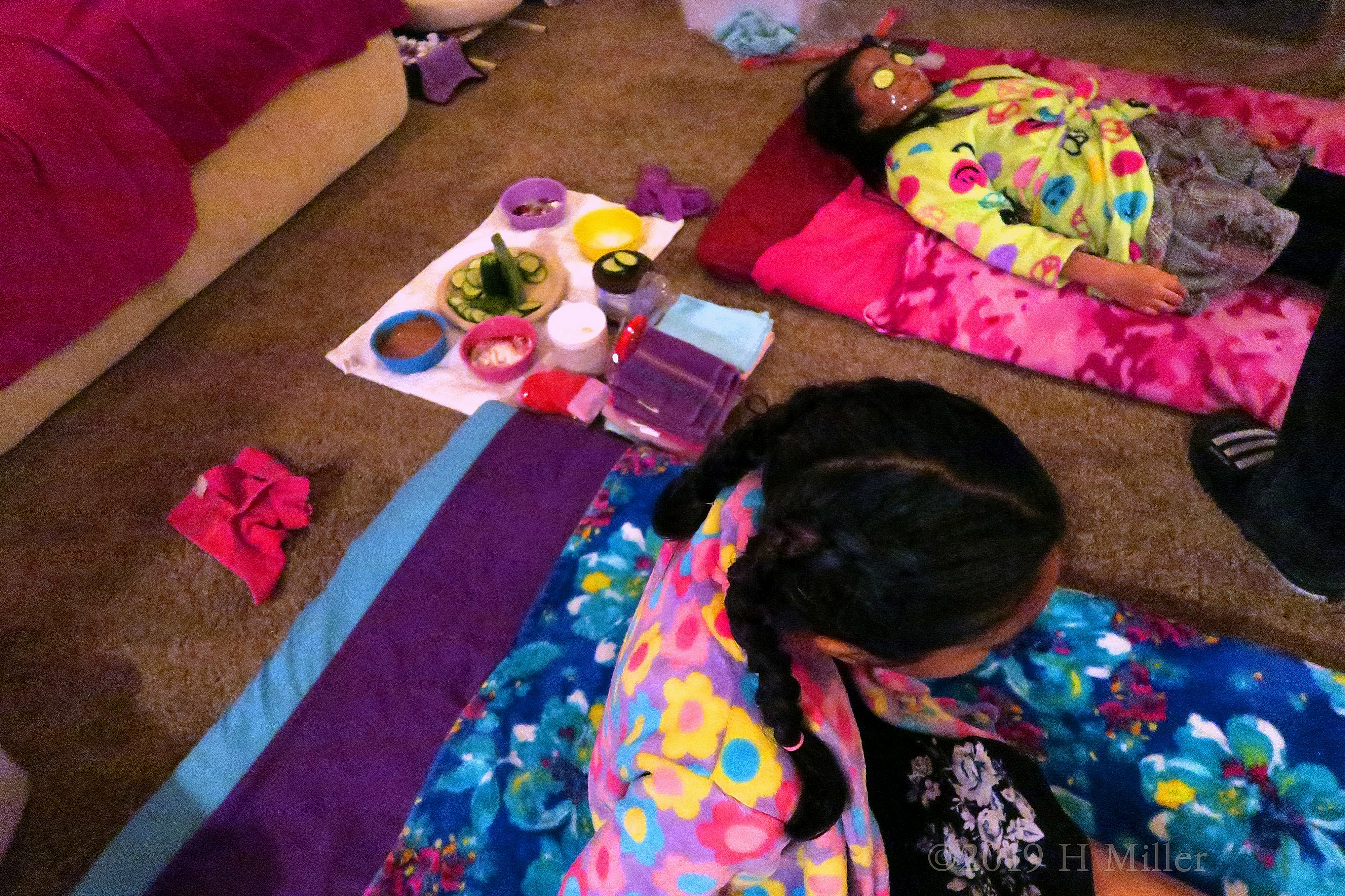 Kayla's 10th Spa Birthday Party In Home 