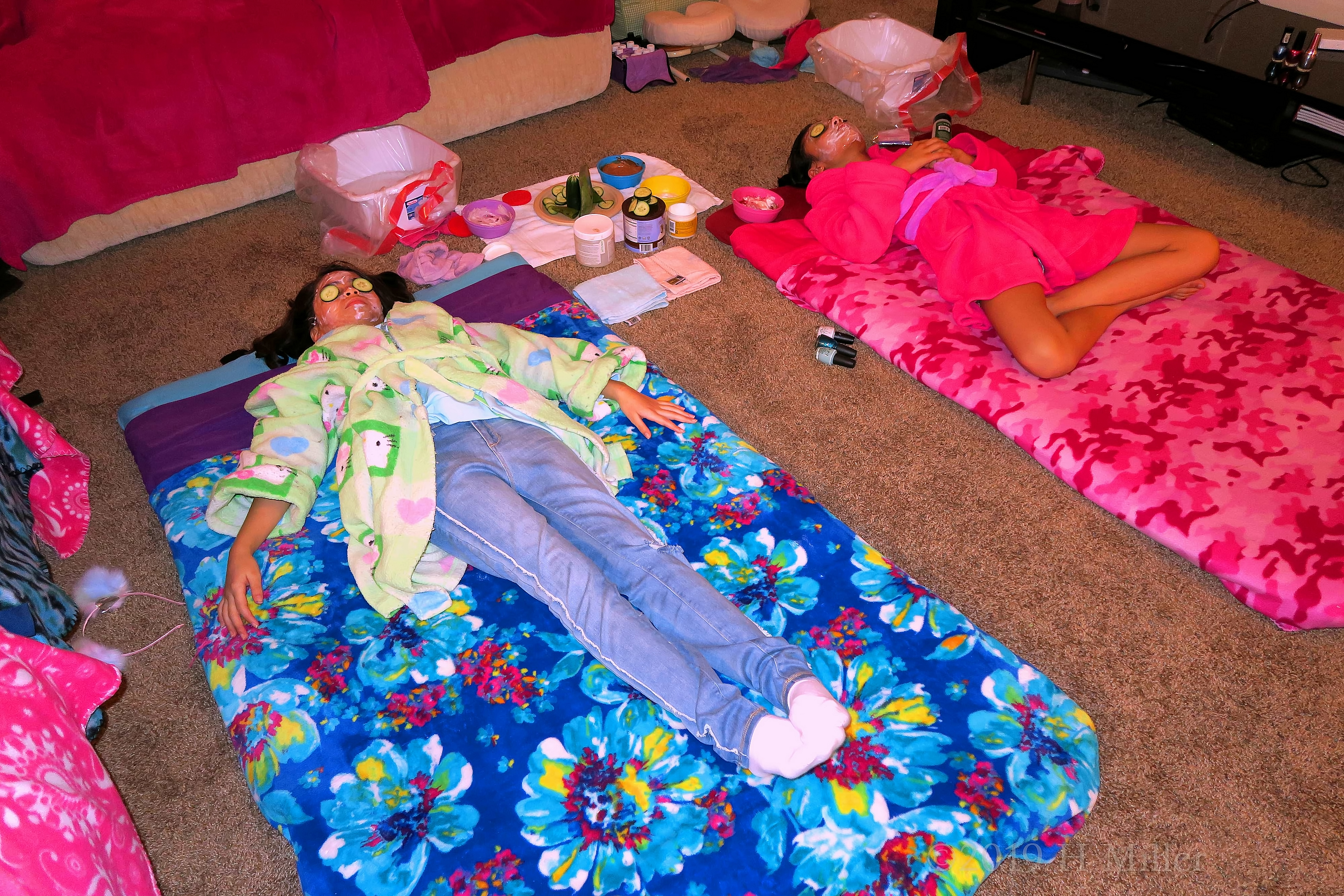 Kayla's 10th Spa Birthday Party In Home 