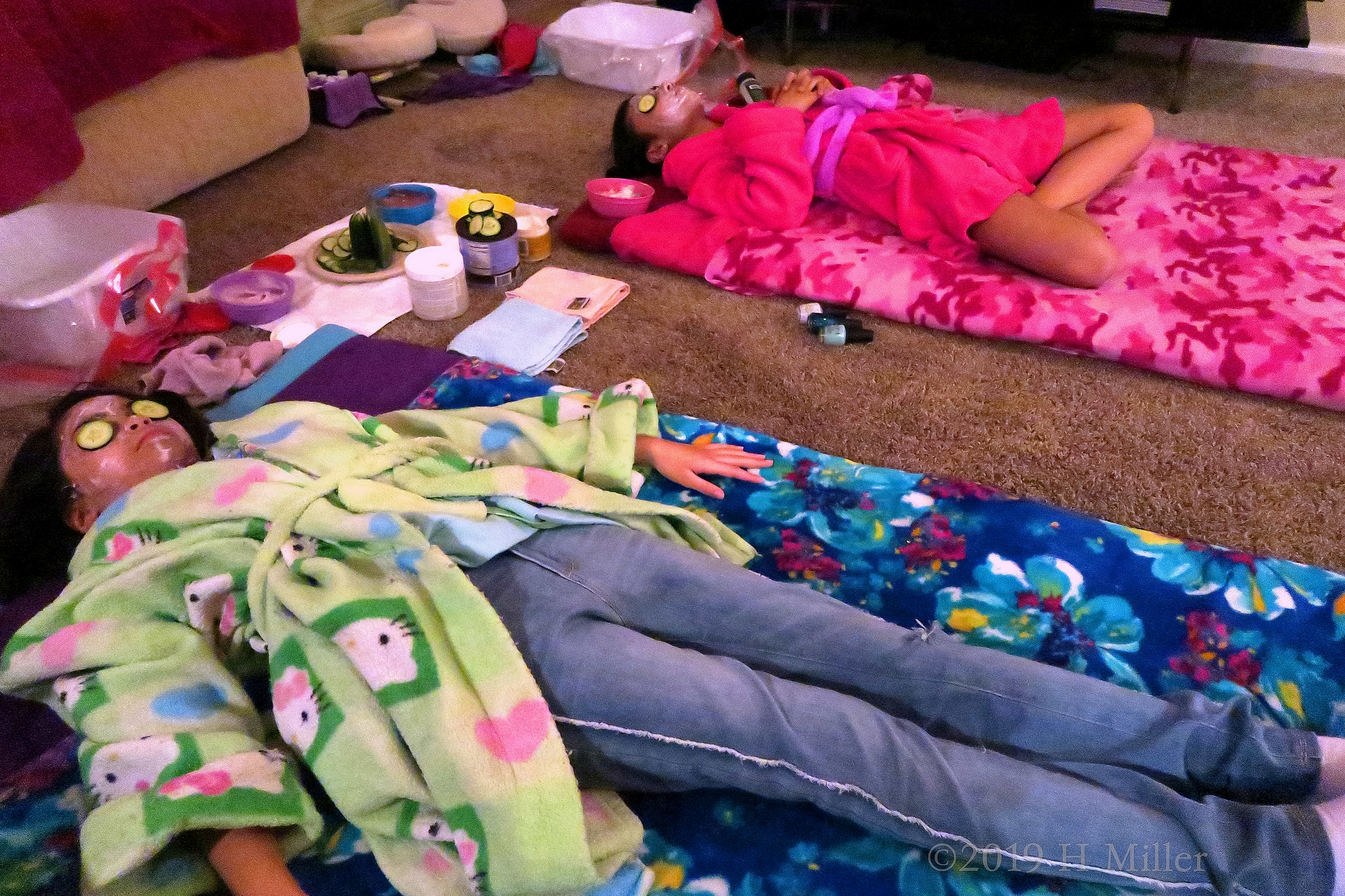 Kayla's 10th Spa Birthday Party In Home 