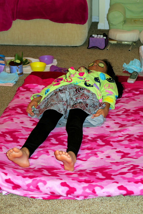 Kayla's 10th Spa Birthday Party In Home