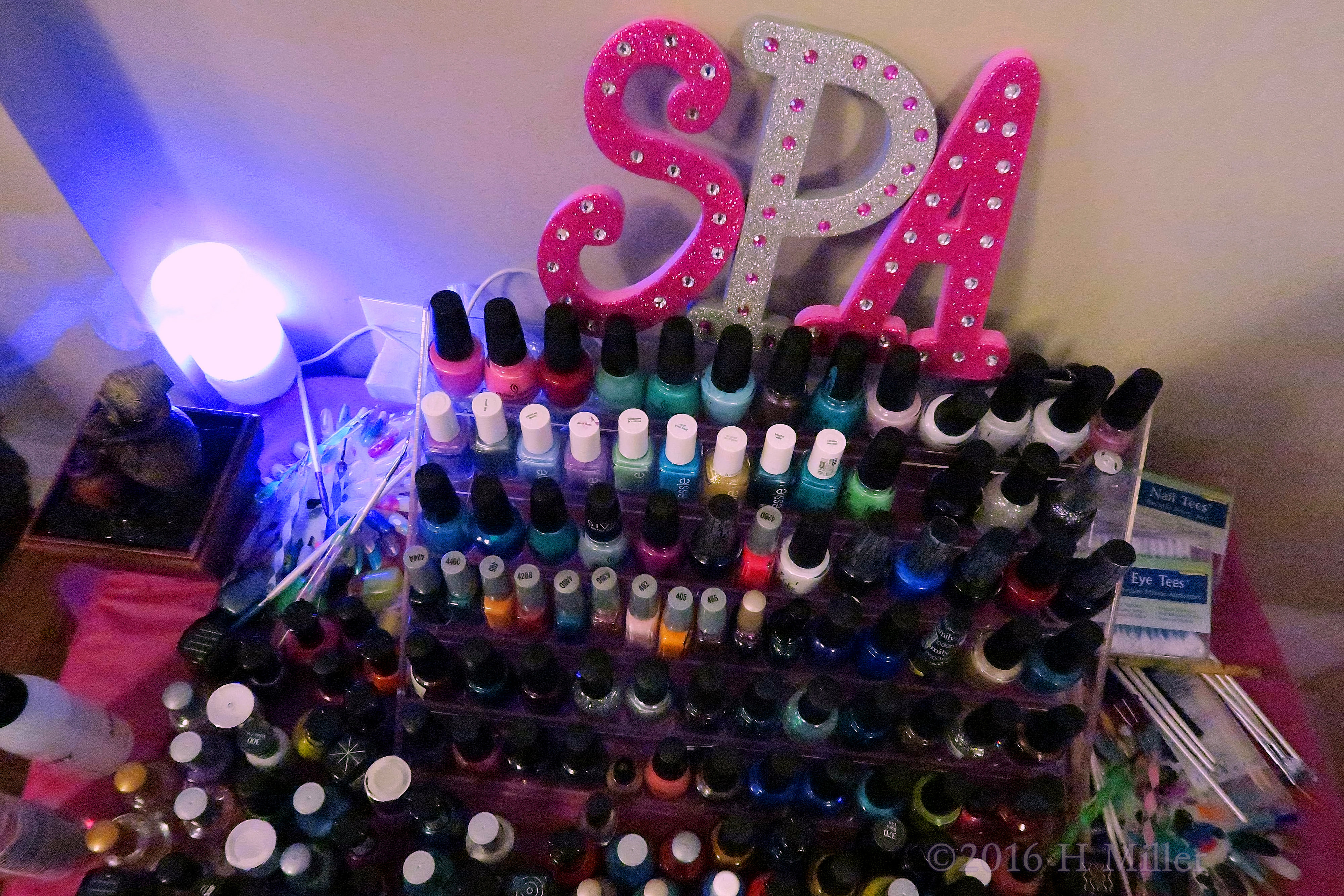 Check Out The Super Cool Collection Of Nail Polish At The Nail Spa!