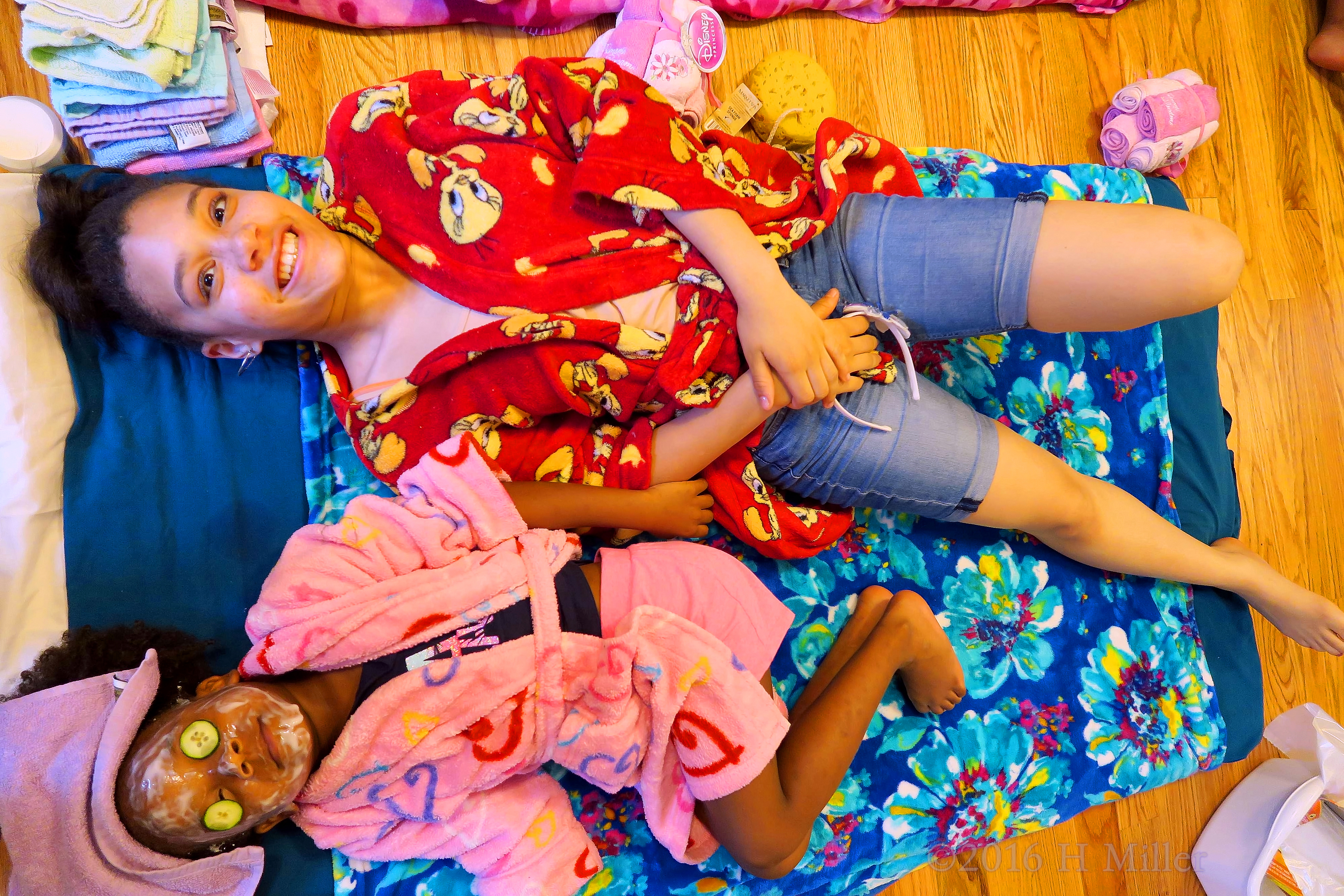 Smiling Before Her Kids Facial Begins! Smiling Before Her Kids Facial Begins!