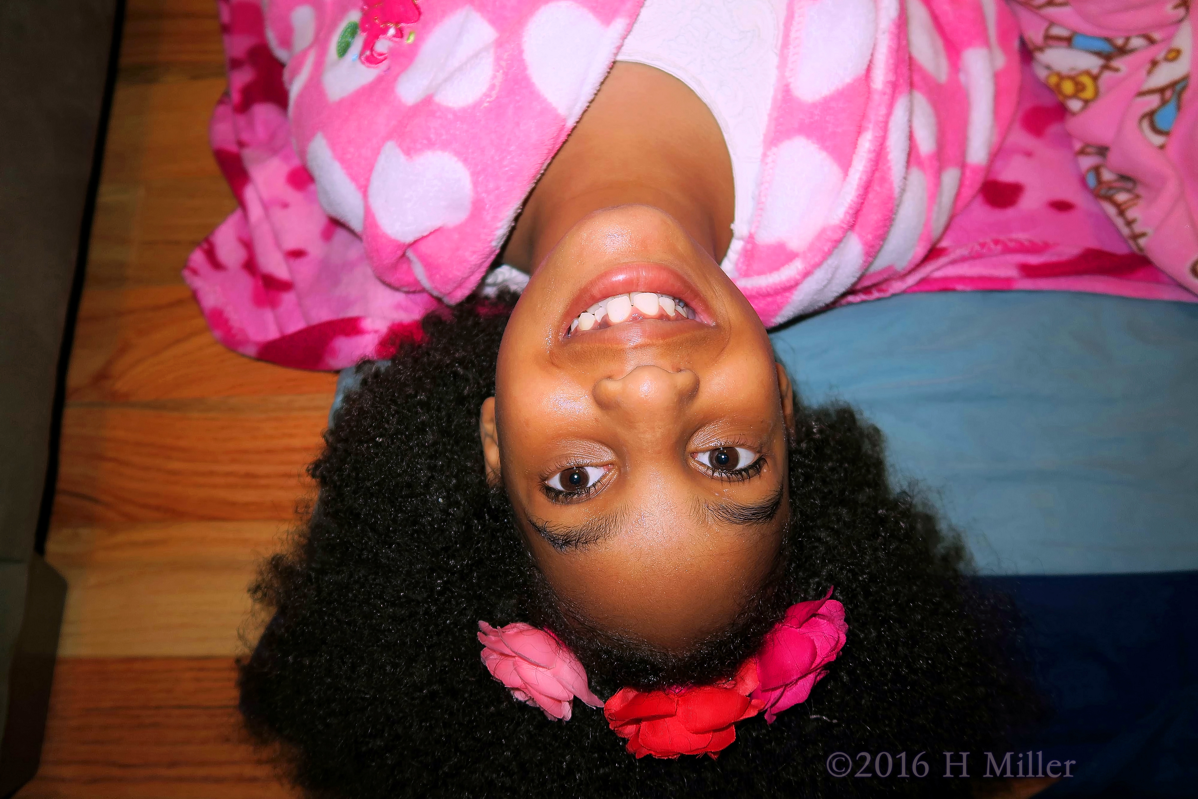 The Birthday Girl Smiles After Her Facial! The Birthday Girl Smiles After Her Facial!