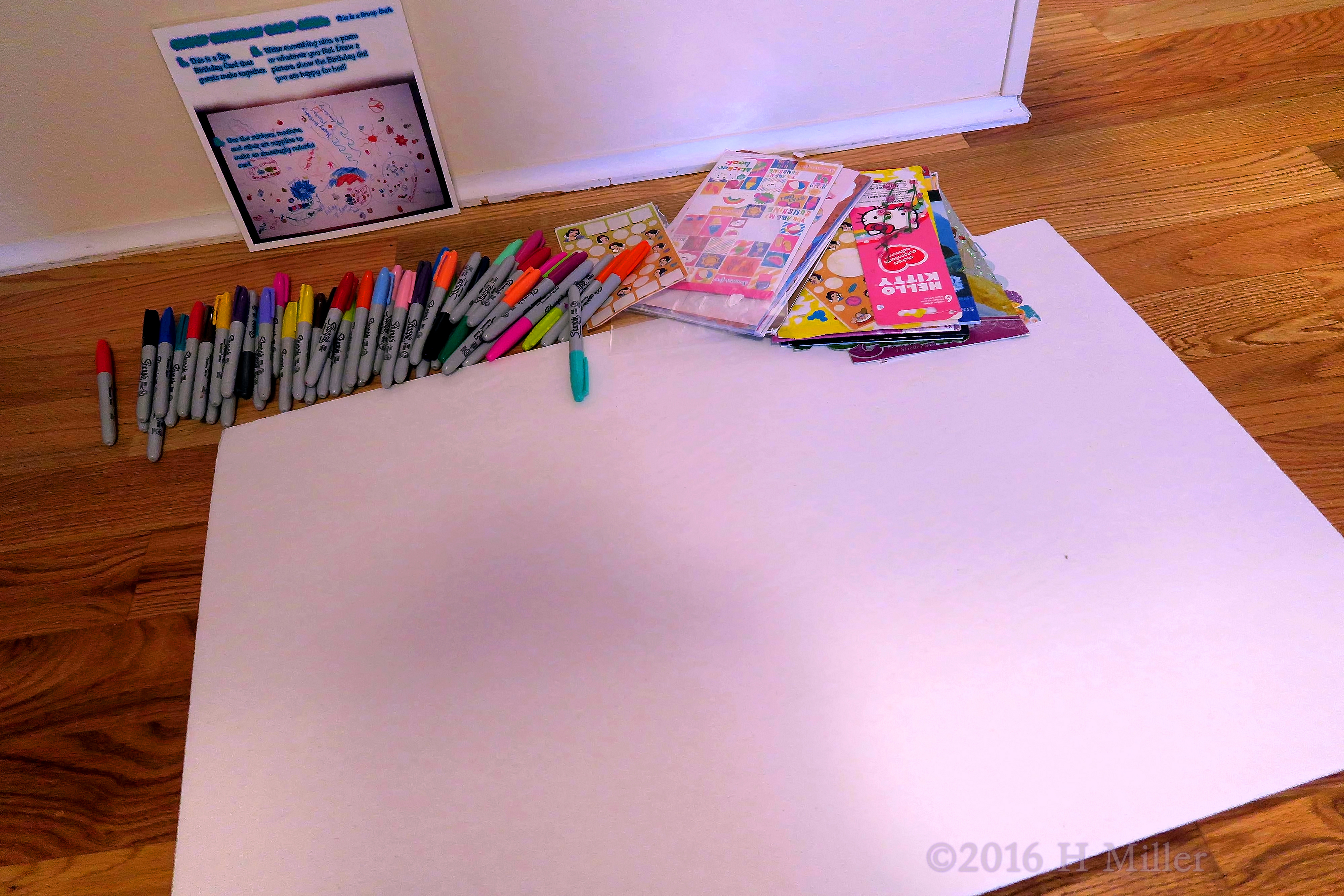 The Spa Birthday Card Area Ready For Designing. The Spa Birthday Card Area Ready For Designing.