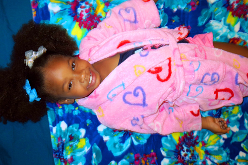 Smiling And Ready For Her Kids Facial! Smiling And Ready For Her Kids Facial!