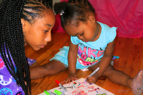 Adding More Designs And Stickers To The Spa Birthday Card At The Spa For Girls! Adding More Designs And Stickers To The Spa Birthday Card At The Spa For Girls!