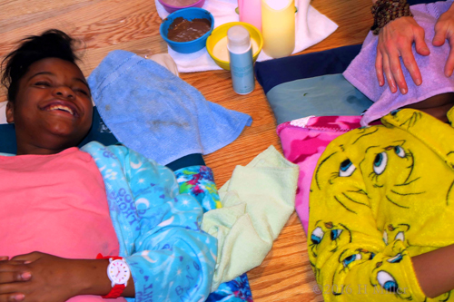 Laughing During Facials For Girls. Laughing During Facials For Girls.