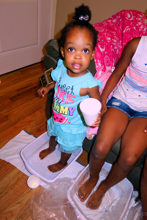 Now She Is Getting A Kids Mini Pedi, Too! Now She Is Getting A Kids Mini Pedi, Too!