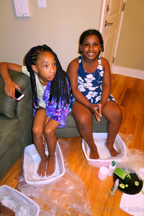 Smiling During Kids Pedis. Smiling During Kids Pedis.