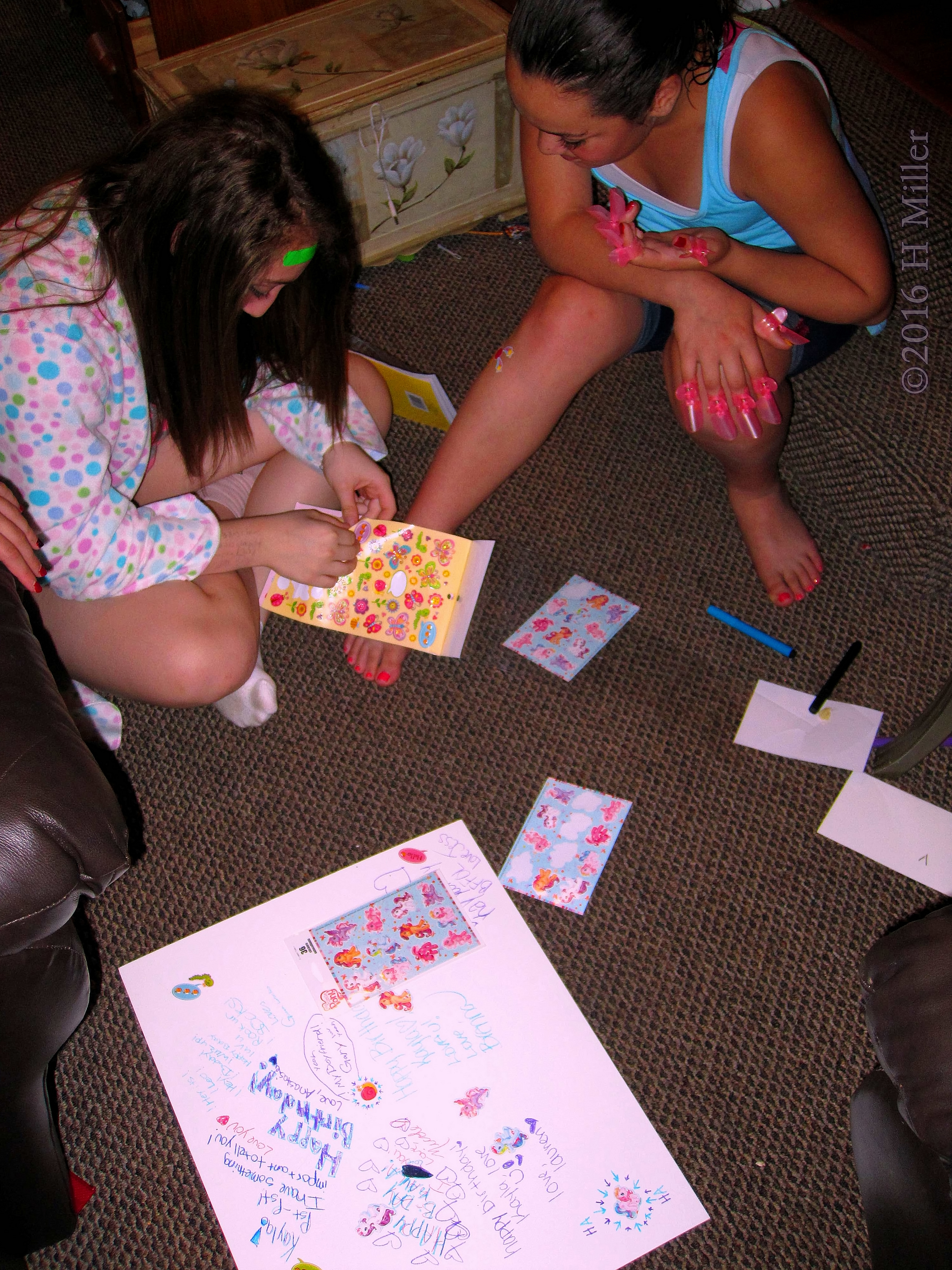 Stickers For The Spa Birthday Card Stickers For The Spa Birthday Card