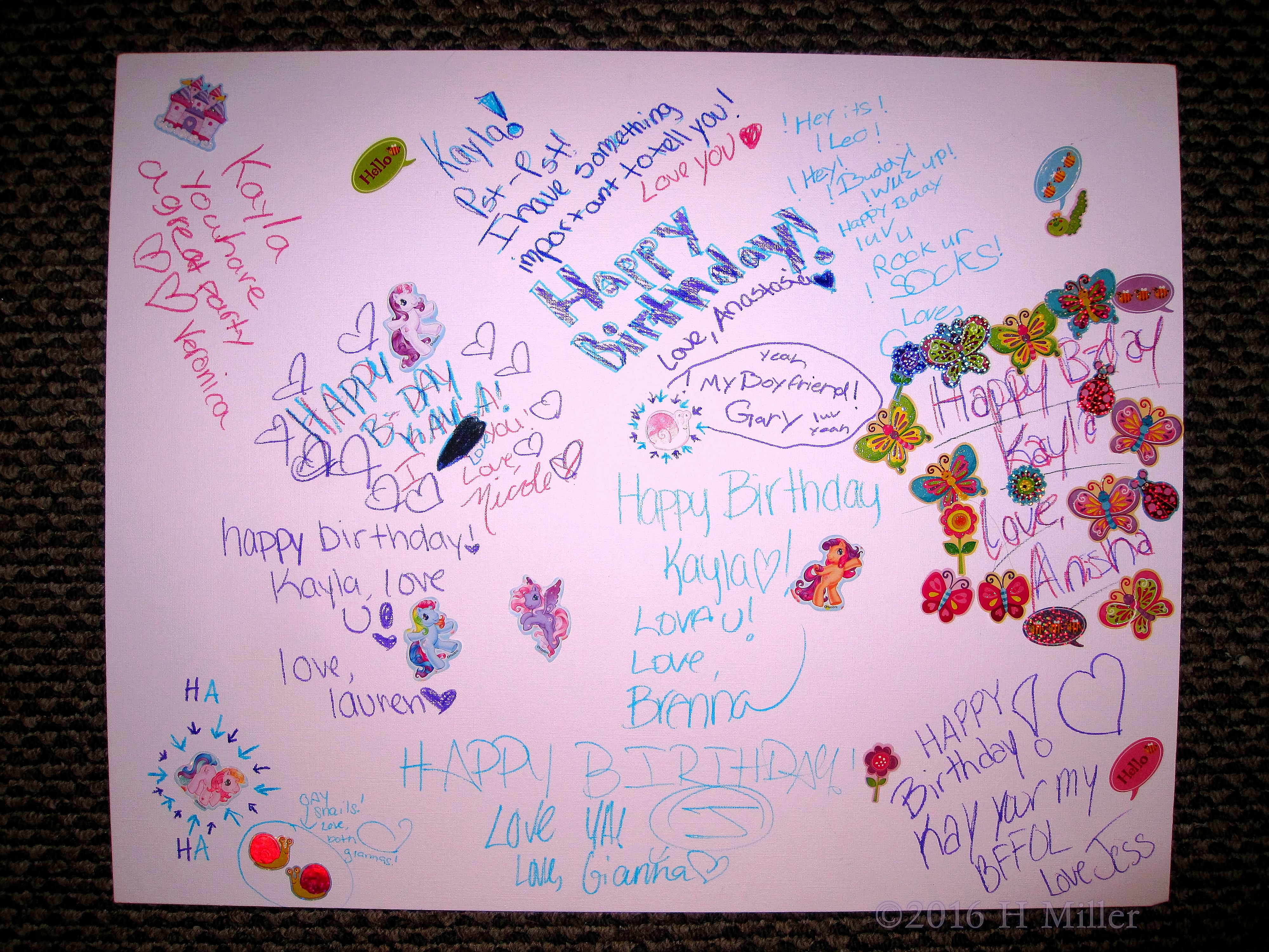 Awesome Kids Spa Birthday Card Awesome Kids Spa Birthday Card