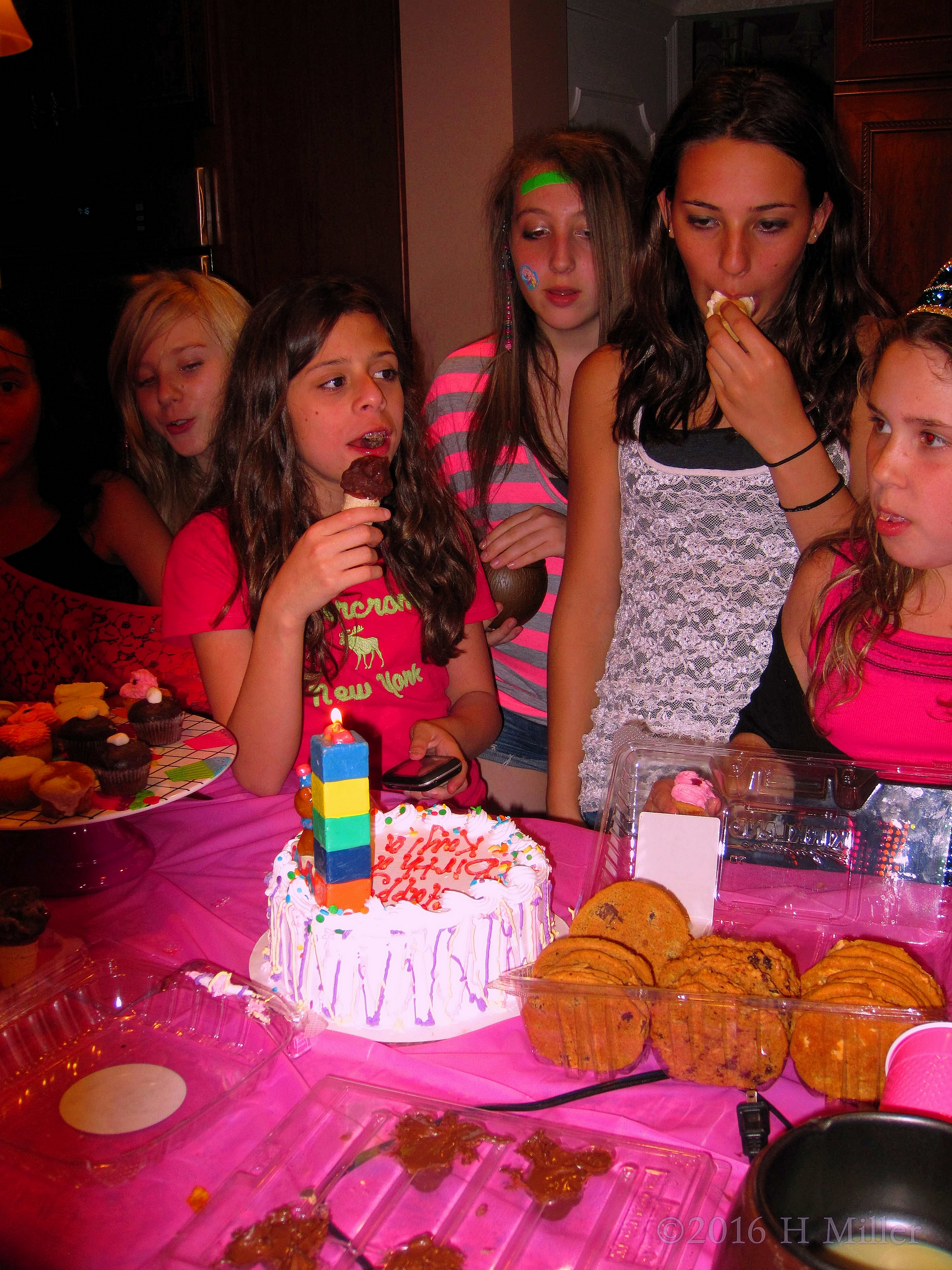 Friends And Sweet Treats Make The Girls Spa Party More Fun! 