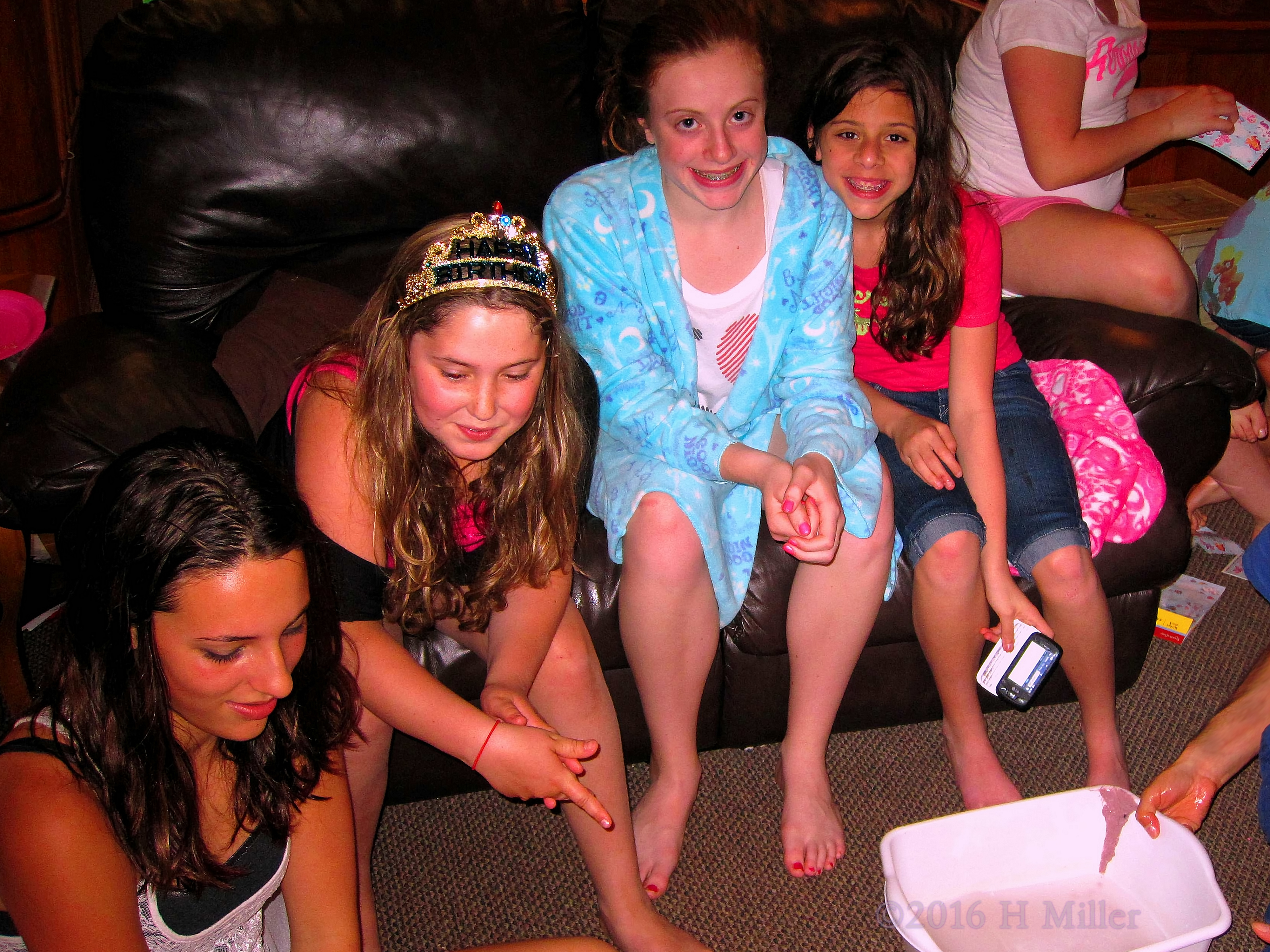 Having Fun At The Girls Spa Party Having Fun At The Girls Spa Party