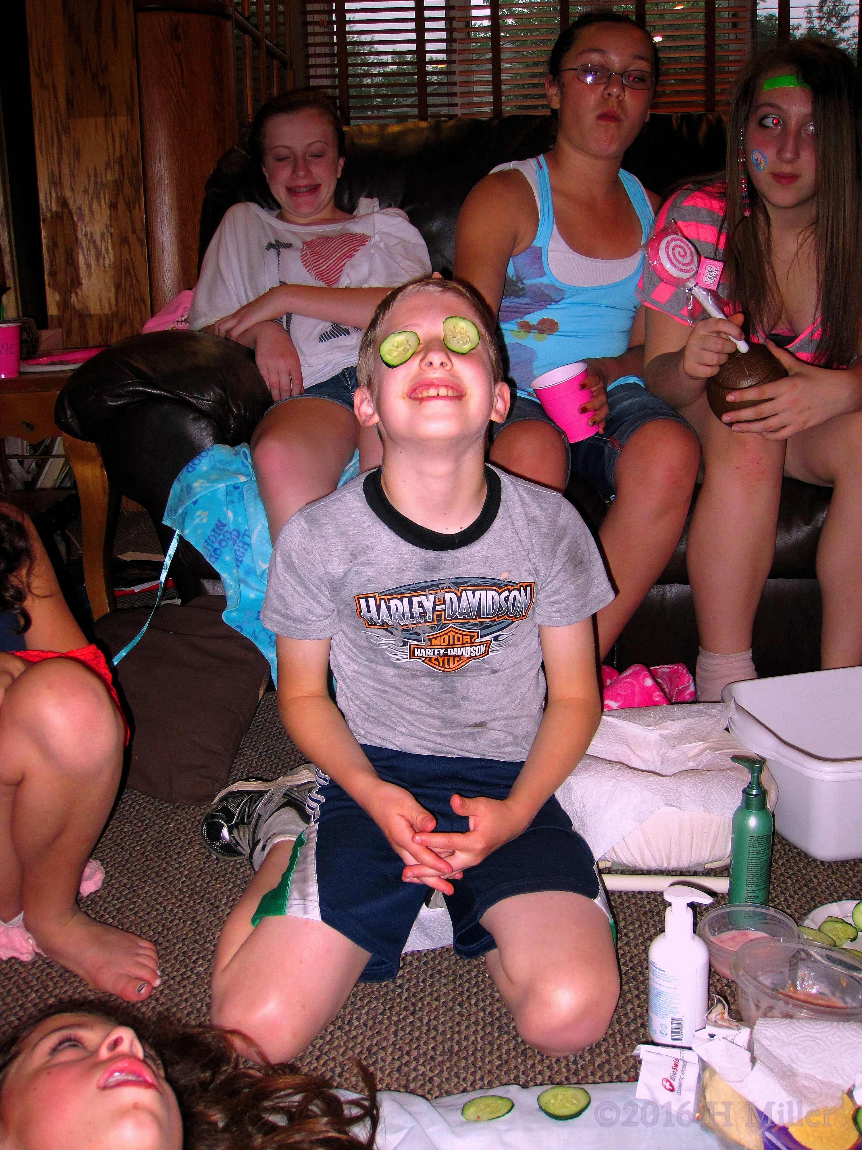 Playing With Cucumber Slices By The Kids Facial Area Playing With Cucumber Slices By The Kids Facial Area