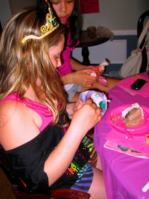 Girls Spa Party Goodie Bags And Cake Girls Spa Party Goodie Bags And Cake