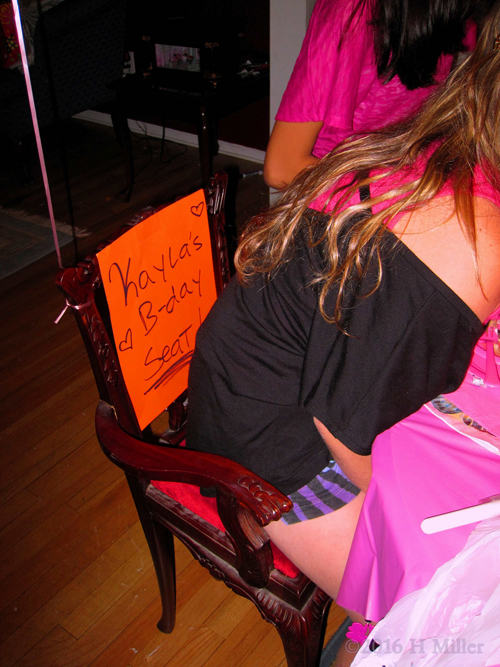 Kayla's Birthday Seat Decorated By Mom Kayla's Birthday Seat Decorated By Mom