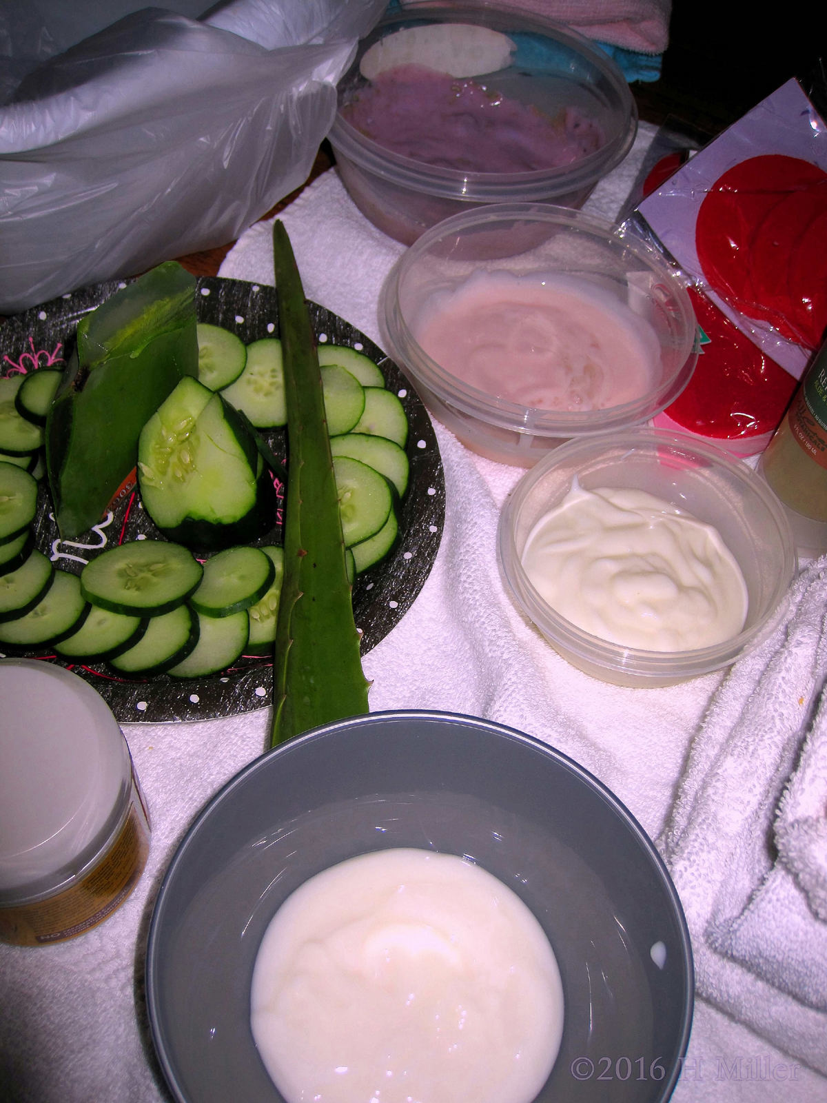 Cukes, Aloe, And Strawberry Facial Masque, Everything That Is Needed For Kids Facials! 1200px~12~.jpg Group Photo Before The Kids Spa Party! 