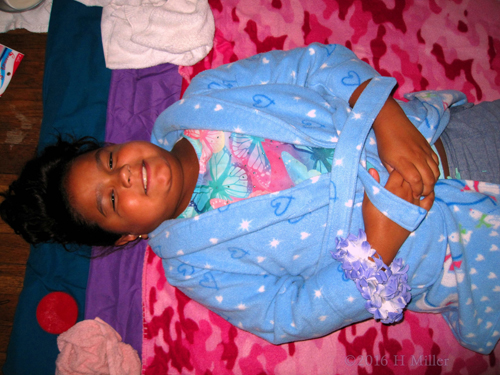 She's Happy To Begin With Her Fun Kids Facial Activity! She's Happy To Begin With Her Fun Kids Facial Activity!