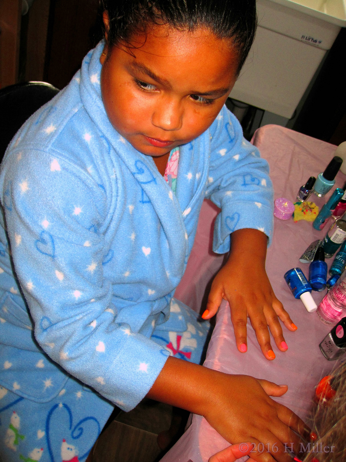 Clicked During Her Kids Manicure Session! 1200px~19~.jpg Having Fun At The Home Kids Spa 