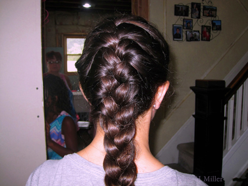 Neatly Done French Braid Girls Hairstyle Looks Perfect.