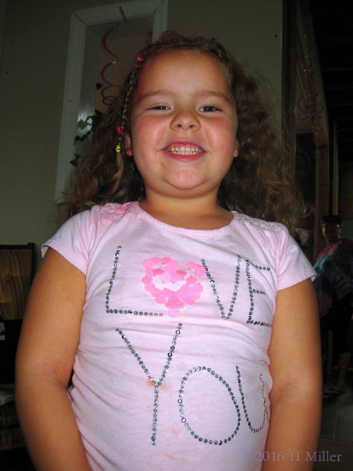 She's Very Happy After Getting Such A Cool Kids Hairstyle! She's Very Happy After Getting Such A Cool Kids Hairstyle!