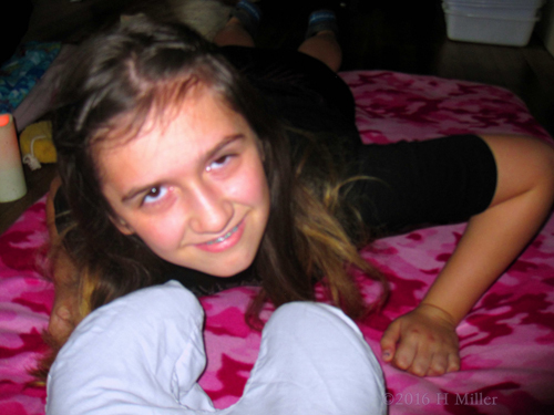 Time For Her Relaxing Kids Massage Session. Time For Her Relaxing Kids Massage Session.